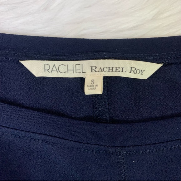 Rachel Roy Navy Dress with Slit Sleeves - Picture 8 of 9